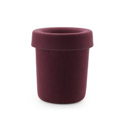Normann Copenhagen Hide Papirkurv Burgundy