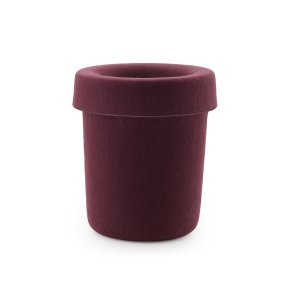 Normann Copenhagen Hide Papirkurv Burgundy