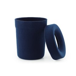 Normann Copenhagen Hide Papirkurv M�rkebl�