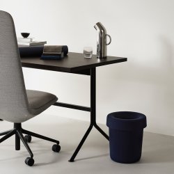 Normann Copenhagen Hide Papirkurv M�rkebl�