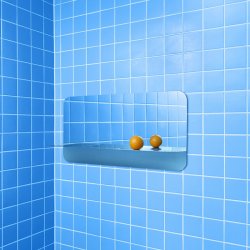 Normann Copenhagen Horizon Spejl Horizontal - Rustfrit Stl