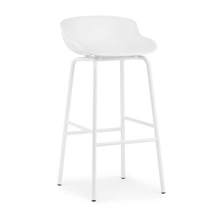 Normann Copenhagen Hyg Barstol - 75 cm - Stl - Hvid