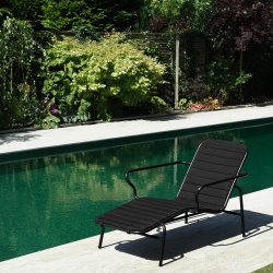 Normann Copenhagen Hynde til Vig Chaiselong Sort