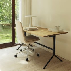 Normann Copenhagen Kip Skrivebord - Sort Stl/Eg