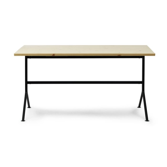 Normann Copenhagen Kip Skrivebord - Sort Stl/Fyrretr