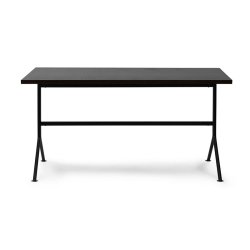 Normann Copenhagen Kip Skrivebord - Sort Stl/Mrkebrun