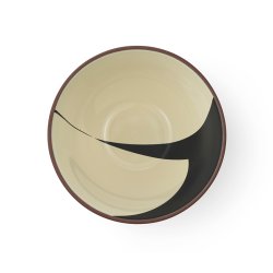 Normann Copenhagen Line Skl Sort/Creme - 23 cm