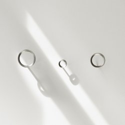 Normann Copenhagen Loop Knage - Brstet Zink - Lille