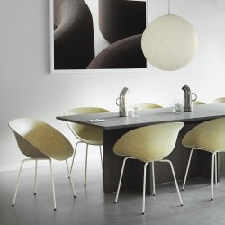 Normann Copenhagen Mat Armchair Creme/Hamp