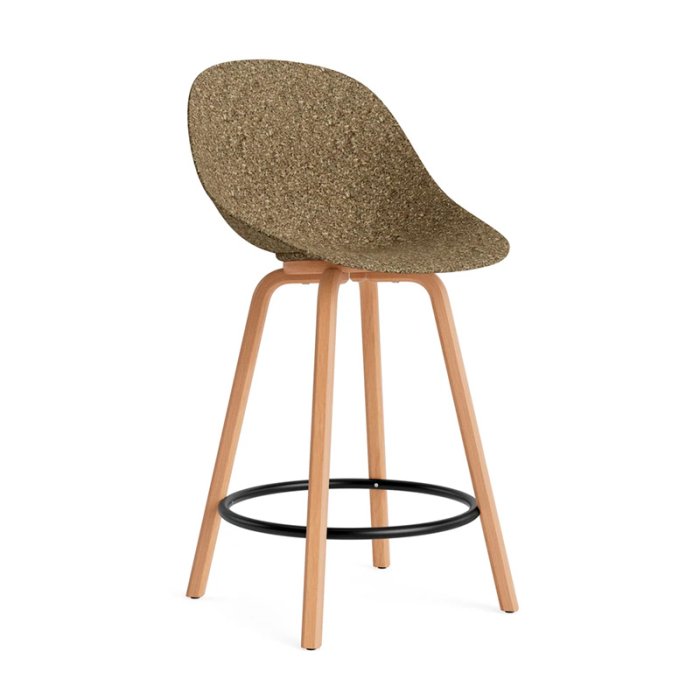 Normann Copenhagen Mat Barstol H65cm Bg/Sort - Seaweed