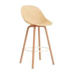 Normann Copenhagen Mat Barstol H75cm Bg/Creme - Hemp