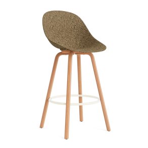 Normann Copenhagen Mat Barstol H75cm Bg/Creme - Seaweed