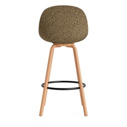 Normann Copenhagen Mat Barstol H75cm Bg/Sort - Seaweed