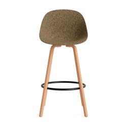 Normann Copenhagen Mat Barstol H75cm Bg/Sort - Seaweed