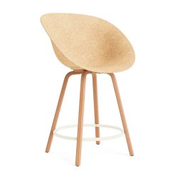 Normann Copenhagen Mat Barstol Armln H65cm Bg/Creme - Hemp