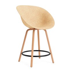 Normann Copenhagen Mat Barstol Armln H65cm Bg/Sort - Hemp