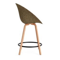 Normann Copenhagen Mat Barstol Armln H65cm Bg/Sort - Seaweed