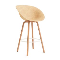 Normann Copenhagen Mat Barstol Armln H75cm Bg/Creme - Hemp