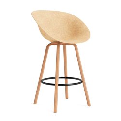 Normann Copenhagen Mat Barstol Armln H75cm Bg/Sort - Hemp