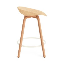 Normann Copenhagen Mat Barstol u/Rygln H65cm Bg/Creme - Hemp