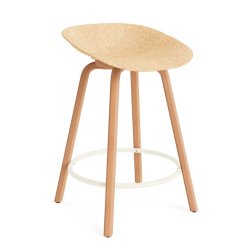 Normann Copenhagen Mat Barstol u/Rygln H65cm Bg/Creme - Hemp