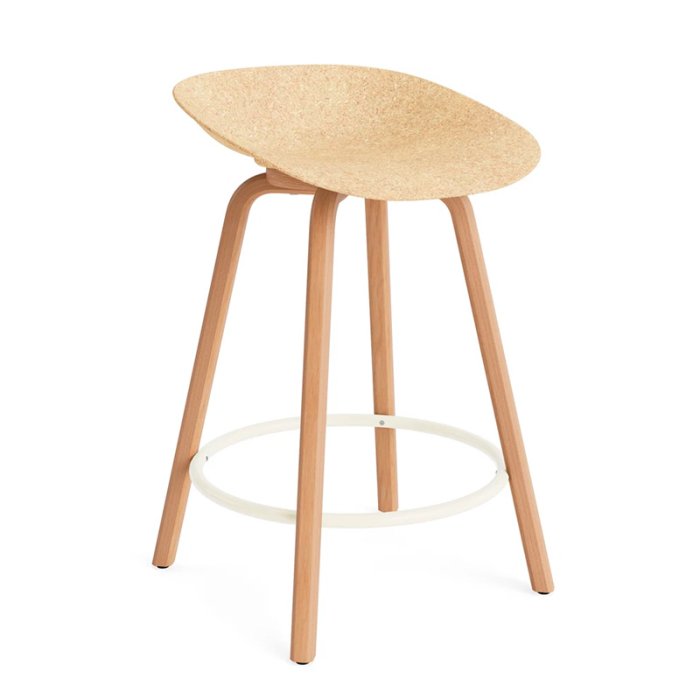 Normann Copenhagen Mat Barstol u/Rygln H65cm Bg/Creme - Hemp