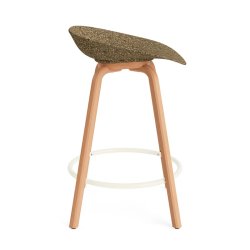 Normann Copenhagen Mat Barstol u/Rygln H65cm Bg/Creme - Seaweed