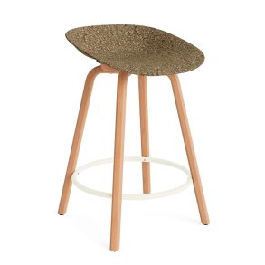 Normann Copenhagen Mat Barstol u/Rygln H65cm Bg/Creme - Seaweed