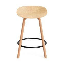 Normann Copenhagen Mat Barstol u/Rygln H65cm Bg/Sort - Hemp