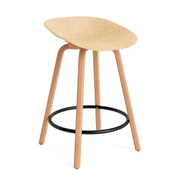 Normann Copenhagen Mat Barstol u/Rygln H65cm Bg/Sort - Hemp