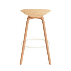 Normann Copenhagen Mat Barstol u/Rygln H75cm Bg/Creme - Hemp