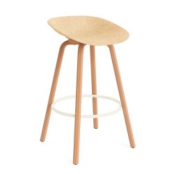 Normann Copenhagen Mat Barstol u/Rygln H75cm Bg/Creme - Hemp