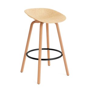 Normann Copenhagen Mat Barstol u/Rygln H75cm Bg/Sort - Hemp