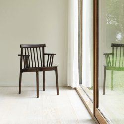 Normann Copenhagen Pind Armstol - Brun Bejdset Ask