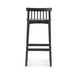 Normann Copenhagen Pind Barstol 75 cm - Sort Bejdset Ask