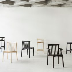 Normann Copenhagen Pind Armstol - Brun Bejdset Ask
