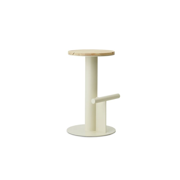 Normann Copenhagen Pole Barstol 65 cm - Fyrretr/Sand