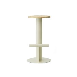 Normann Copenhagen Pole Barstol 75 cm - Fyrretr/Sand