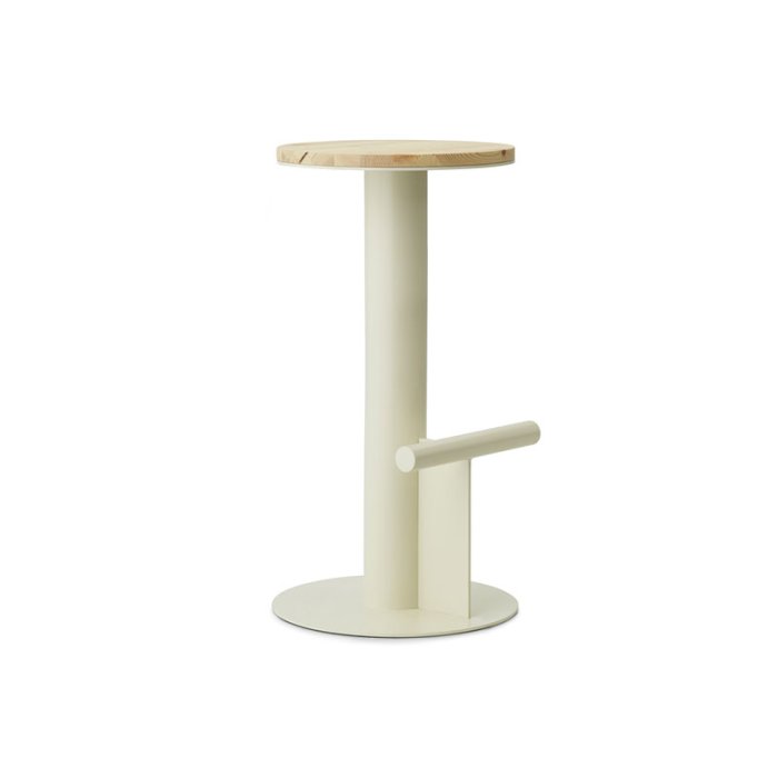 Normann Copenhagen Pole Barstol 75 cm - Fyrretr/Sand