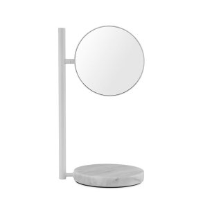Normann Copenhagen Pose Spejl - Hvid Marmor