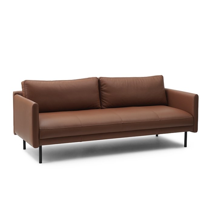 Normann Copenhagen Rar 3-pers. Sofa - Omaha Lder Cognac