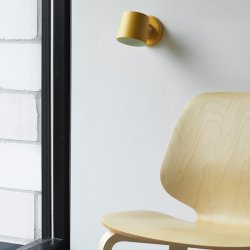 Normann Copenhagen Rise Vglampe Hardwired - Gul 