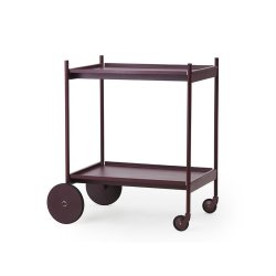 Normann Copenhagen Rul Trolley Rullebord Burgundy