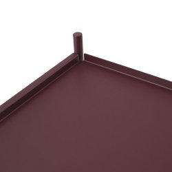 Normann Copenhagen Rul Trolley Rullebord Burgundy