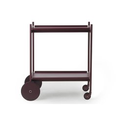 Normann Copenhagen Rul Trolley Rullebord Burgundy