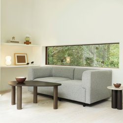 Normann Copenhagen Sculp Sofabord Bejdset Ask - Stor