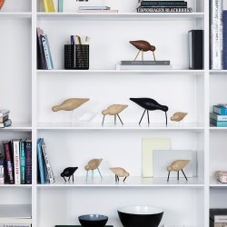 Normann Copenhagen Shorebird Large - Valnd/Messing