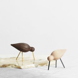 Normann Copenhagen Shorebird Small - Valnd/Messing
