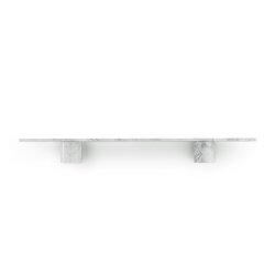 Normann Copenhagen Sten Hylde Hvid Marmor 120 cm