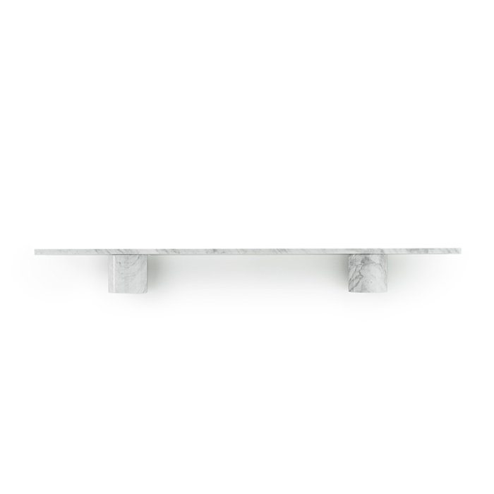 Normann Copenhagen Sten Hylde Hvid Marmor 120 cm